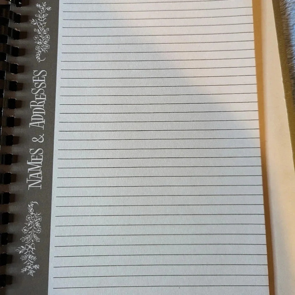 Hallmark Thoughtfulness Album-Vintage 60s gold scrapbook/Card Organizer-Pockets - Picture 8 of 15